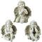 11" Gray Sitting Cherub Angel Decorative Outdoor Garden Statues